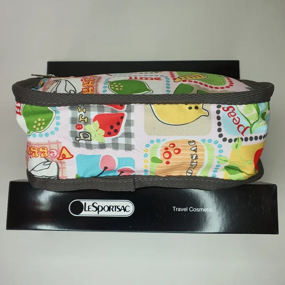 Lesportsac Boxed Travel Cosmetic Bag NWT - plus FREE GIFT - Picture 3 of 4